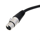 3-pin XLR Plug To Socket MIC Shielded Cable Microphone Audio Cord 1m