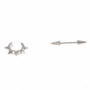 1pcs Goth Punk Hoop Plug Earring Mens Stud Earring
