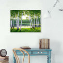 Painting By Numbers Kit DIY Woods Hand Painted Canvas Oil Art Picture Craft
