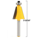 Carbide Tipped 15 Degree Chamfer Router Bit 1/2'' Shank Fits Flooring,Tables