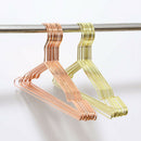 Metal Strong Clothes Coat Dress Hangers Pack of 10 Chromium-Plated Non-Slip