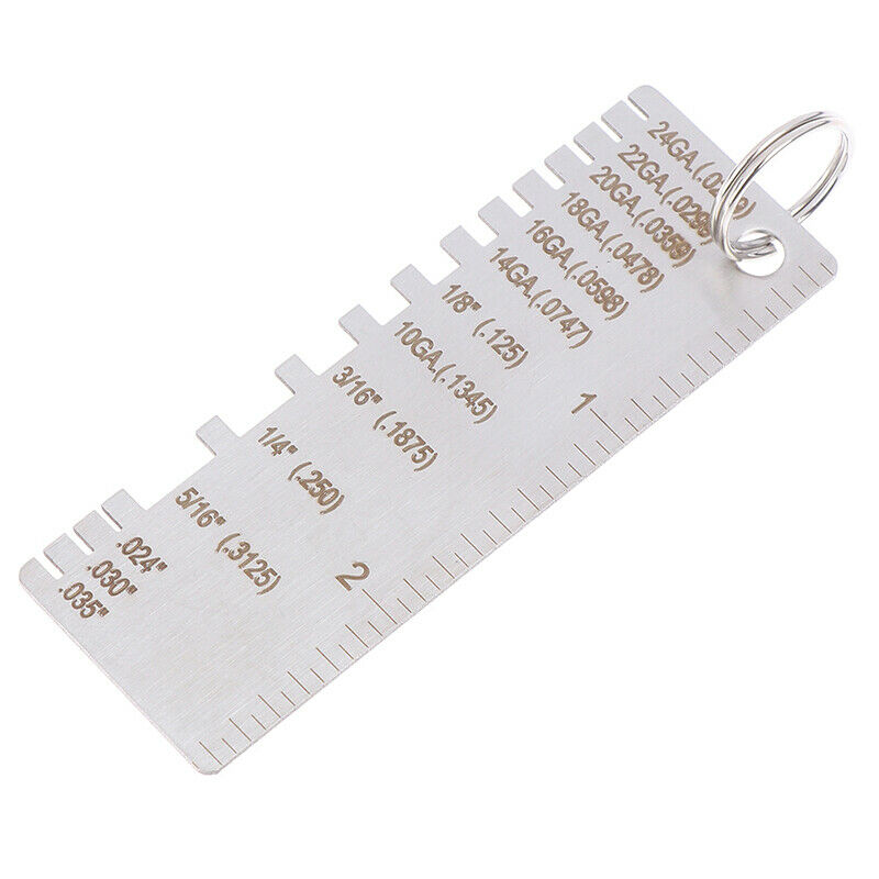 Metal Sheet Thickness Gauge Welding Gage Soldering Inspection Tools Welder  N Tw