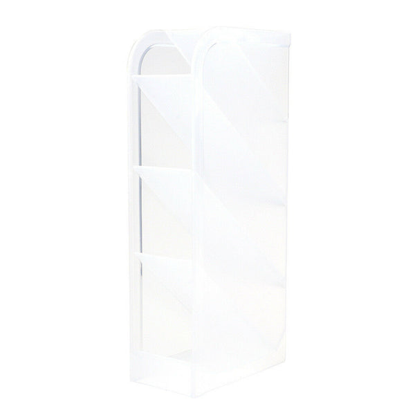 Desktop Stationery Pens Holder Makeup Organizer Plastic Pencils Storage Box