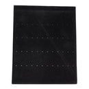 Necklace Display Board Jewelry Earrings Stand Bracelet Showcase (Black) A