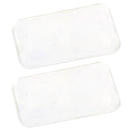 4pcs Clear Silicone Eyelash Extension Stand Pallet Pad Eye Lash Tray Holder Tool