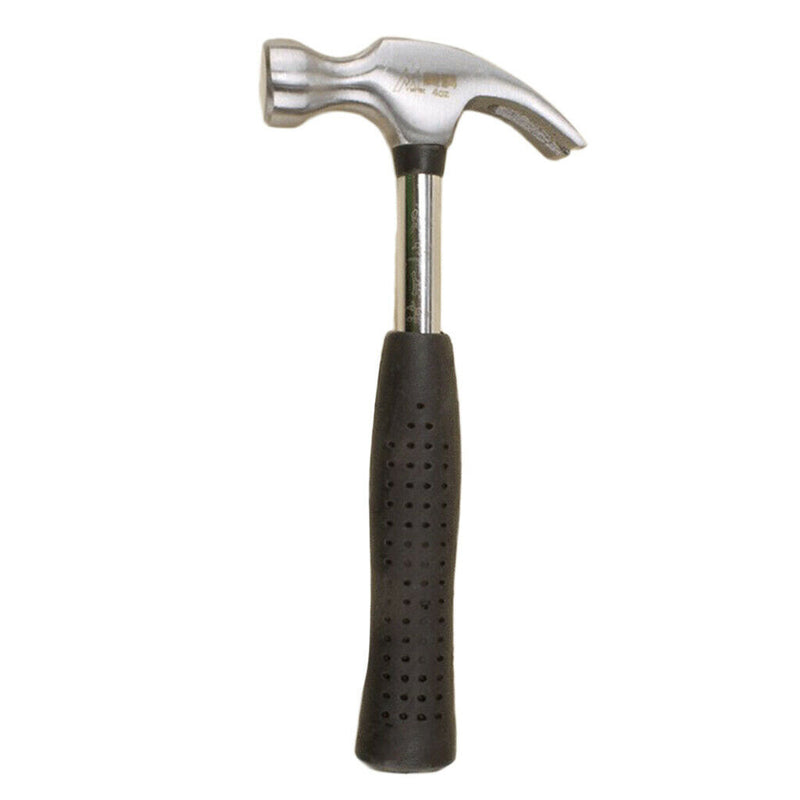 2 Pcs Mini Replaceable Bright Polished Head Claw Hammer with a Straight Rubble