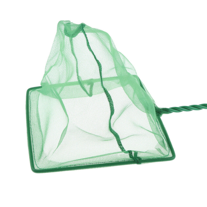 Set of 2, Aquarium Fish Tank Square Shrimp Small Betta Tetra Fish Net 10 & 6