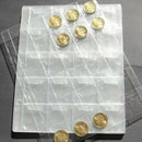 5x 30 Pockets Coin Holders Collection Storage Plastic Money Album Case Envelope