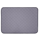 Washable Pet Diaper Pad Waterproof Durable Urine Absorbent Mat (Gray M) A