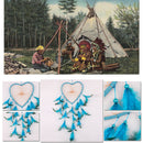 Handmade Blue Feathers Dream Catcher Wall Hanging Home Car Decor Craft