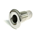 Standard Stainless Steel 3/4 Inch Boat Thru Hull Connector / Marine Fitting