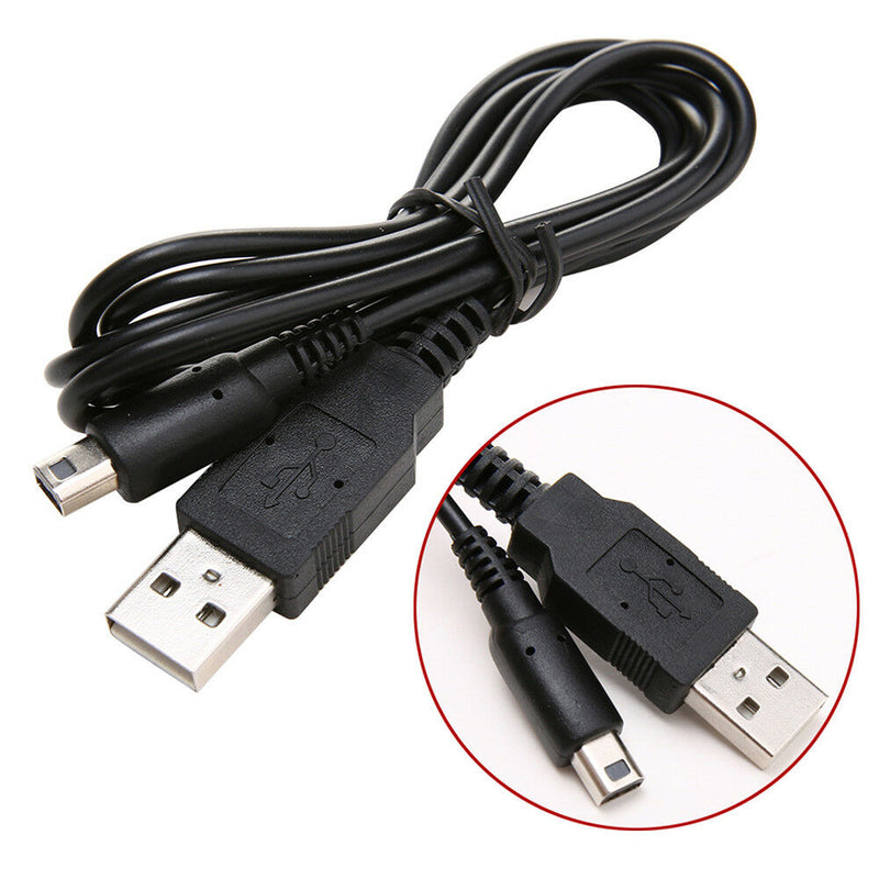 1.2M USB Power Charger Sync Adapter Cable Cord For Nintendo DSi XL 2DS NDSI 3DS