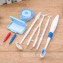Professional Orthodontic Toothbrush Floss Brace Protect Wax Oral Care Kit A