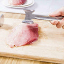 Stainless Steel Double Side Beaf Steak Mallet Meat Tenderizer Hammer HOT C4 T4L6