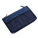 Portable Make Up Organizer Cosmetic Bag Travel Wash Handbag (Dark Blue) A