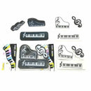 3pcs/set Musical Piano Notes Rubber Pencil Eraser Student School Supplies Gifts