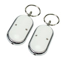 2x LED Anti-Lost Key Finder Locator Portable Alarm Keychain Sound Control XKG