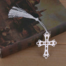 Metal Hollow Cross Bookmark Page Maker Wedding Birthday Gift with Box