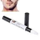 1XNatrual Beard Growth Pen Facial Hair Mustache Sideburns Eyebrow Enhancer Cr BX