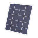 6.8x6.9 Inch 4W 5V Polycrystalline Silicon Solar Panel DIY with Alligator Clips