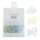 Creative metal clips cartoon shape paper clips multifunctional bookm IOB Gn