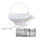 Wedding Basket Flower Girl Basket For Ceremony Wedding Decoration Love Case N9Y4