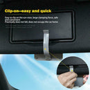 Multi-function Car Sun Visor Sunshade Card Organizer Clip Black Holder Z6U2