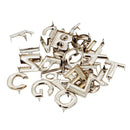 52Pcs English Letter Claw Studs Rivets for Costumes Leathercraft Accessories