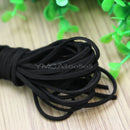 1 Roll Durable Black Suede Leather Cord String 2mm for Bracelet Neckla NAH