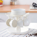New Iron Coffee Cup Storage Rack Kitchen Organizer Plating Dishes Holder Pl