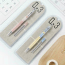 0.3mm Automatic Draughting Pencil With Lead Refills Stationery Random Color Q1E5