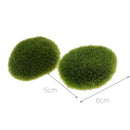 10x Mini Artificial Moss Balls Moss Stones Grass Turf Stones Fairy Garden C