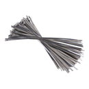 100x 11.8" Stainless Steel Cable Zip Ties Exhaust Wrap Coated Locking