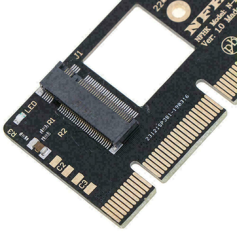 1*NVMe M.2 NGFF SSD to PCI-E PCI express 16x x4 adapter riser card conve Su B6U6