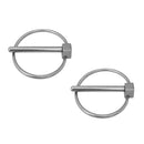 2Pcs 4mm Heavy Duty Lynch Pin for Farm Tractors Trailers Trucks Mowers