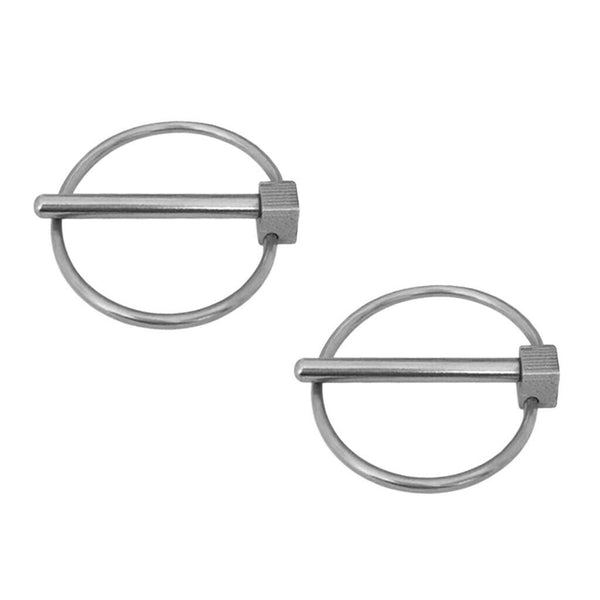 2Pcs 4mm Heavy Duty Lynch Pin for Farm Tractors Trailers Trucks Mowers
