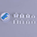 8 Pcs/Box Anti Snore Apnea Slicone Nose Clip Anti-snoring Breathe Aid Stop Sno%!
