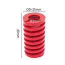 5Pcs25Mm Od 40Mm Long Spiral Stamping Middle Load Compression Mould Die Spr