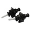2 Pcs/Set Guitar Non-Slip Strap Buttons Strap Buckle Lock Straplock Button