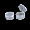 5x Round Plastic Box Mini Storage Box With Cover Multipurpose Storage Box BX