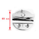 2pcs Marine Stainless Steel Twist Lock Boat Deck Hatch Latch Door Latch
