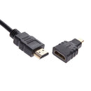 Micro HDMI / Mini HDMI / HDMI to VGA Adaptor Converter(Black)