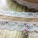 10M DIY Lace Linen Roll Christmas Wedding Craft Decorations Home