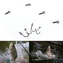 4 Ready Tied Chod Rigs Carp Fishing Tackle Barbless or Barbed Sizes 6, 8  OZ