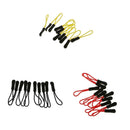 30Pcs Zip Slider Hanger Replacement Zipper Pull Cord Fastener Puller 3 Color