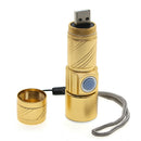 Outdoor Emergency USB Rechargeable 3-Mode Zoom LED Light Mini Flashlight Torch