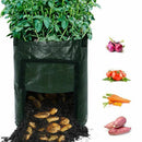 4-Pack 10 Gallon Durable Garden Potato Growing Bags, Aeration Pots with Por