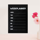 Week Planner Calendar Memo Blackboard Wall Stickers Removable Decor LabelOZ