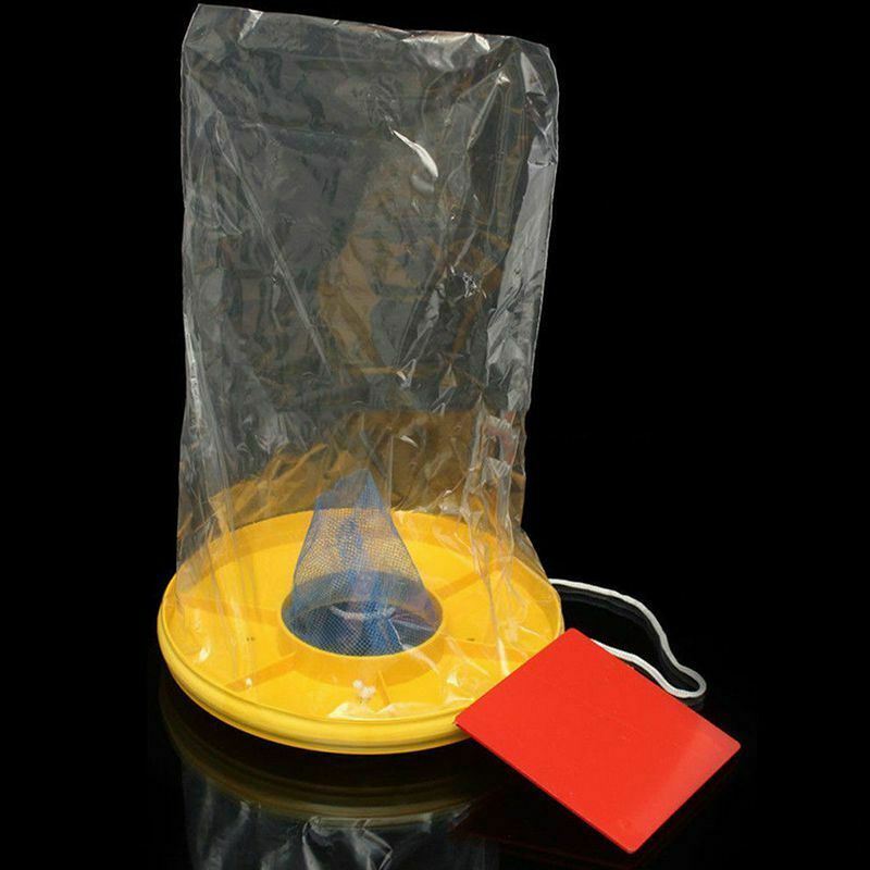 1PCS FLY BAG TRAP RED TOP CATCHER KILLS 20,000 FLIES INSECTS PEST CONTROL K