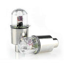2Pcs/Set Auto Car Wheel Tyre Tire Air Valve Stem LED Light Cap Cover Accessories